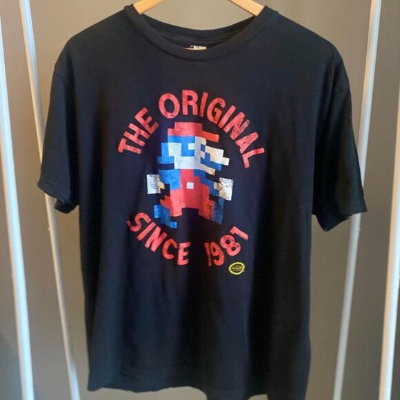 The Original Since 1981 Super Mario Bros NES Nintendo Punk Retro T-Shirt- Size X - Picture 1 of 3